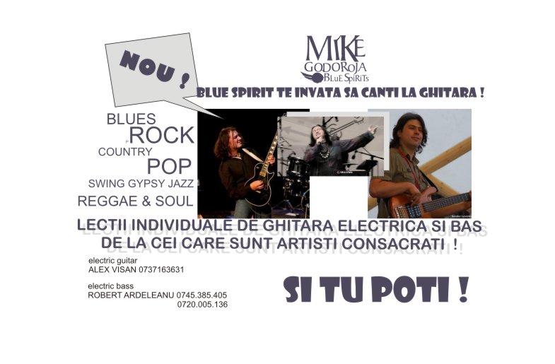 Lectii individuale de chitara si bas