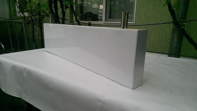 Caseta luminoasa dubla fata