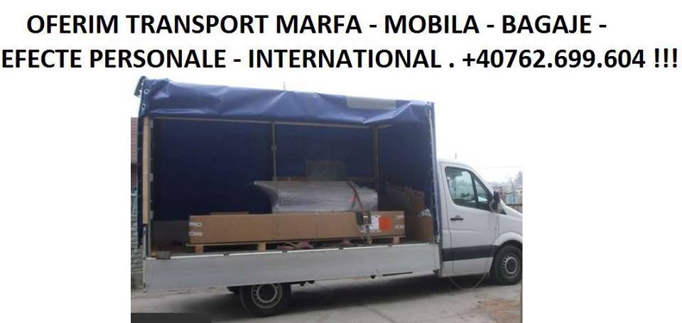 Transport national si International de Marfa si Mobila