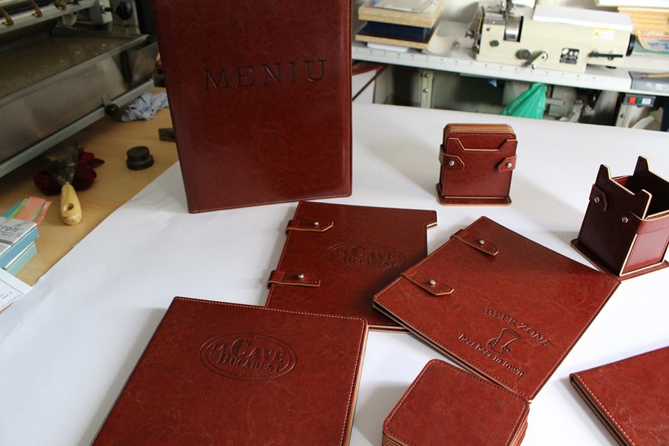Agende piele si Mape meniu restaurant