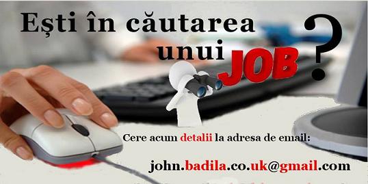 Oferta de lucru la domiciliu!