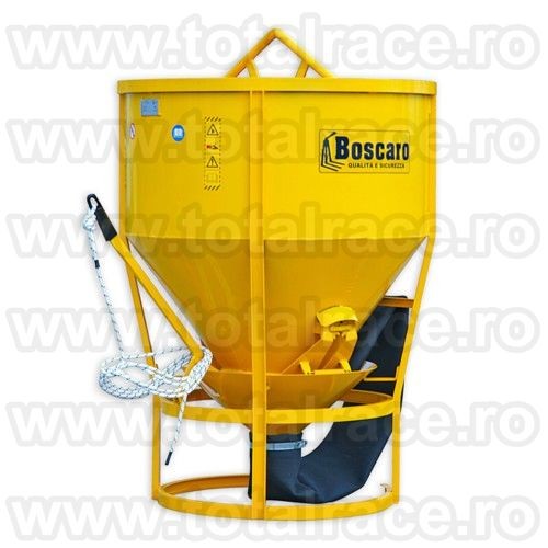 Bene beton cu descarcare centrala si furtun cauciuc Bene beton cu descarcare centrala si furtun cauciuc