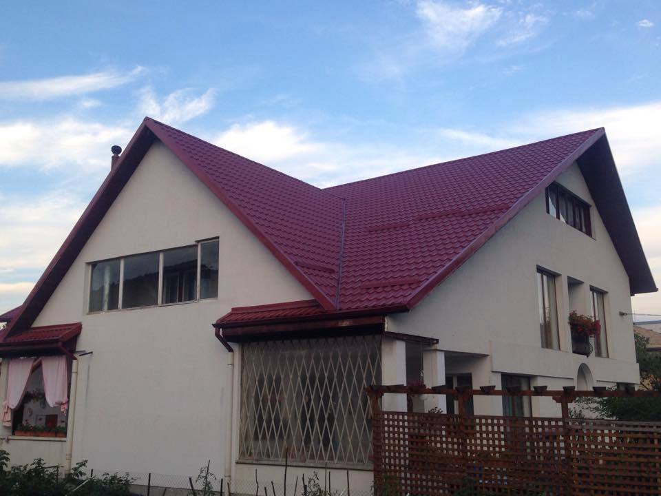 Tigla metalica, tabla cutata, accesorii si sisteme pluviale