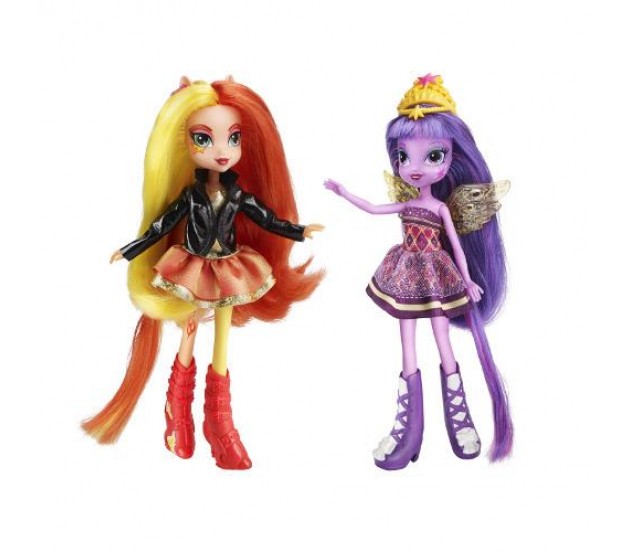 Papusi Equestria Girls Sunset Shimmer si Twilight Sparkle