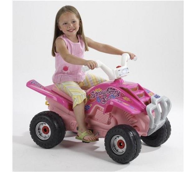 Atv cu Pedale Quad Strawberry