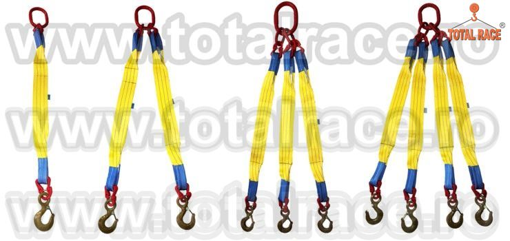 Echipament ridicat sarcini din chingi cu 4 brate Total Race