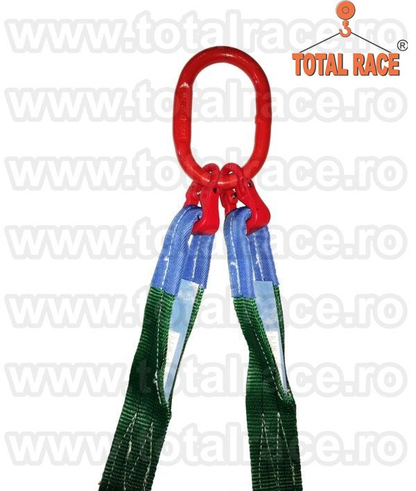 Echipament ridicat sarcini din chingi cu 2 brate Total Race