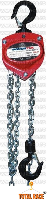 Macara cu lant pentru manevrare sarcini Total Race
