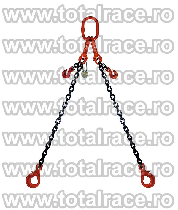 Dispozitiv de lanturi cu 2 brate cu carlige cu autoblocare