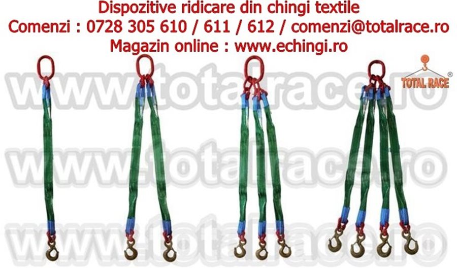 Sistem ridicare din chingi si carlige rotative Total Race