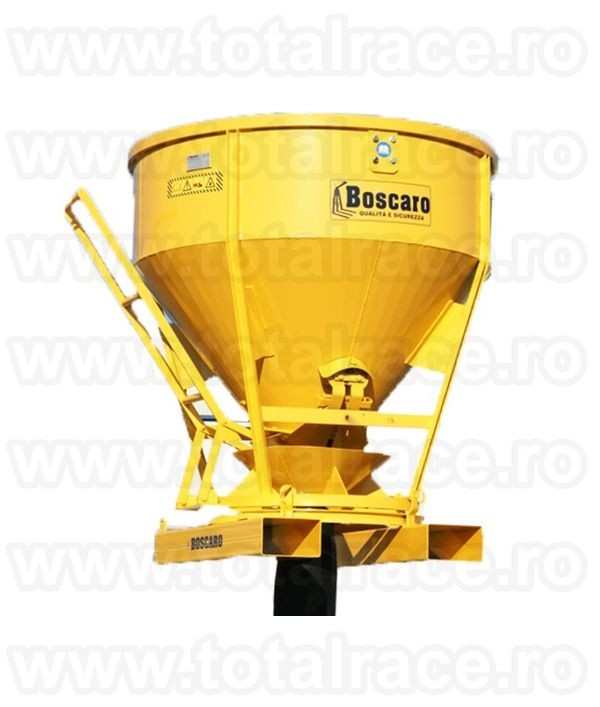 Bene beton stivuitor cu deschidere cu roata