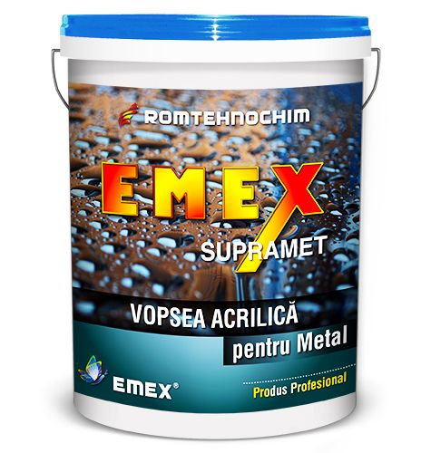 Vopsea Acrilica pentru Metal EMEX SUPRAMET Vopsea Acrilica pentru Metal EMEX SUPRAMET