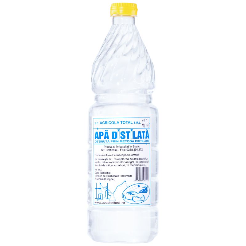 apa distilata ( cu puritate ridicata )