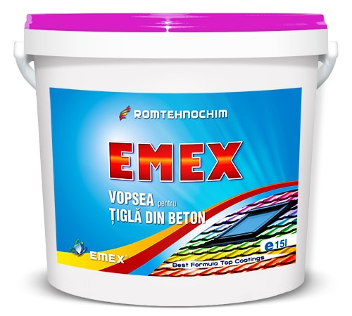 Vopsea pentru Tigla si Azbociment EMEX Vopsea pentru Tigla si Azbociment EMEX