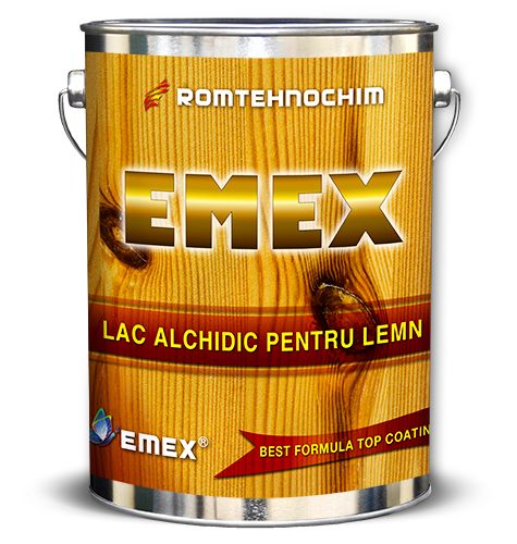 Lac Alchidic Lucios pentru Lemn EMEX Lac Alchidic Lucios pentru Lemn EMEX