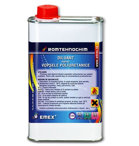 Diluant pentru Vopsele Poliuretanice EMEX Diluant pentru Vopsele Poliuretanice EMEX