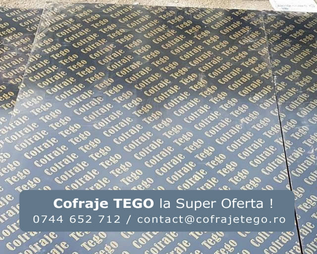 Cofraje TEGO. Importator TEGO. Transport gratuit