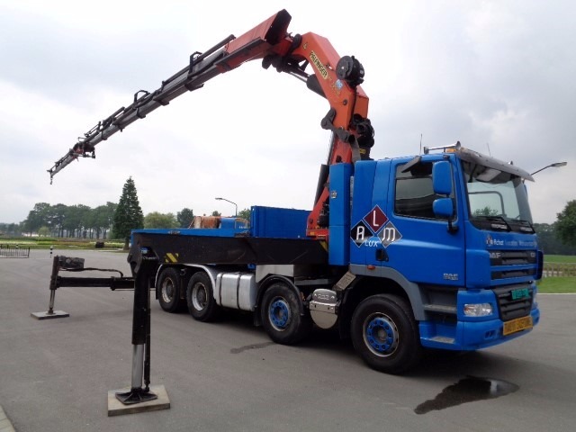 Inchiriez Camion cu Macara PK 72000, brat 28 m, capacitate 22 tone.