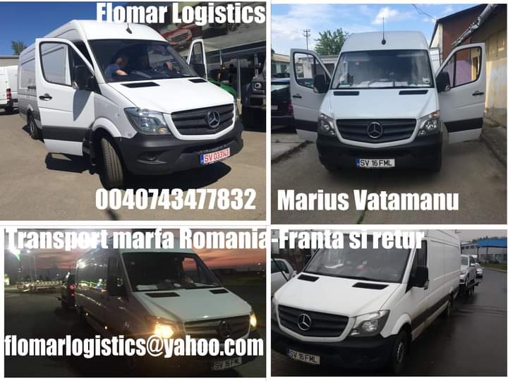 Transport marfa Romania Franta si retur săptămânal