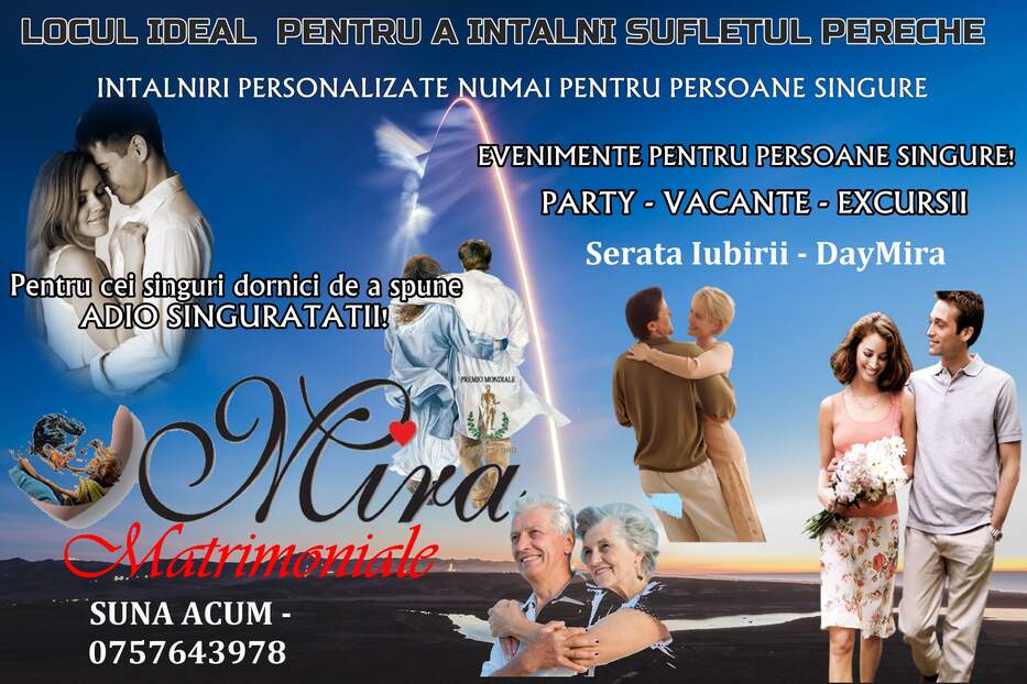 Matrimoniale Mira – numai pentru persoane dornice de o relatie stabila