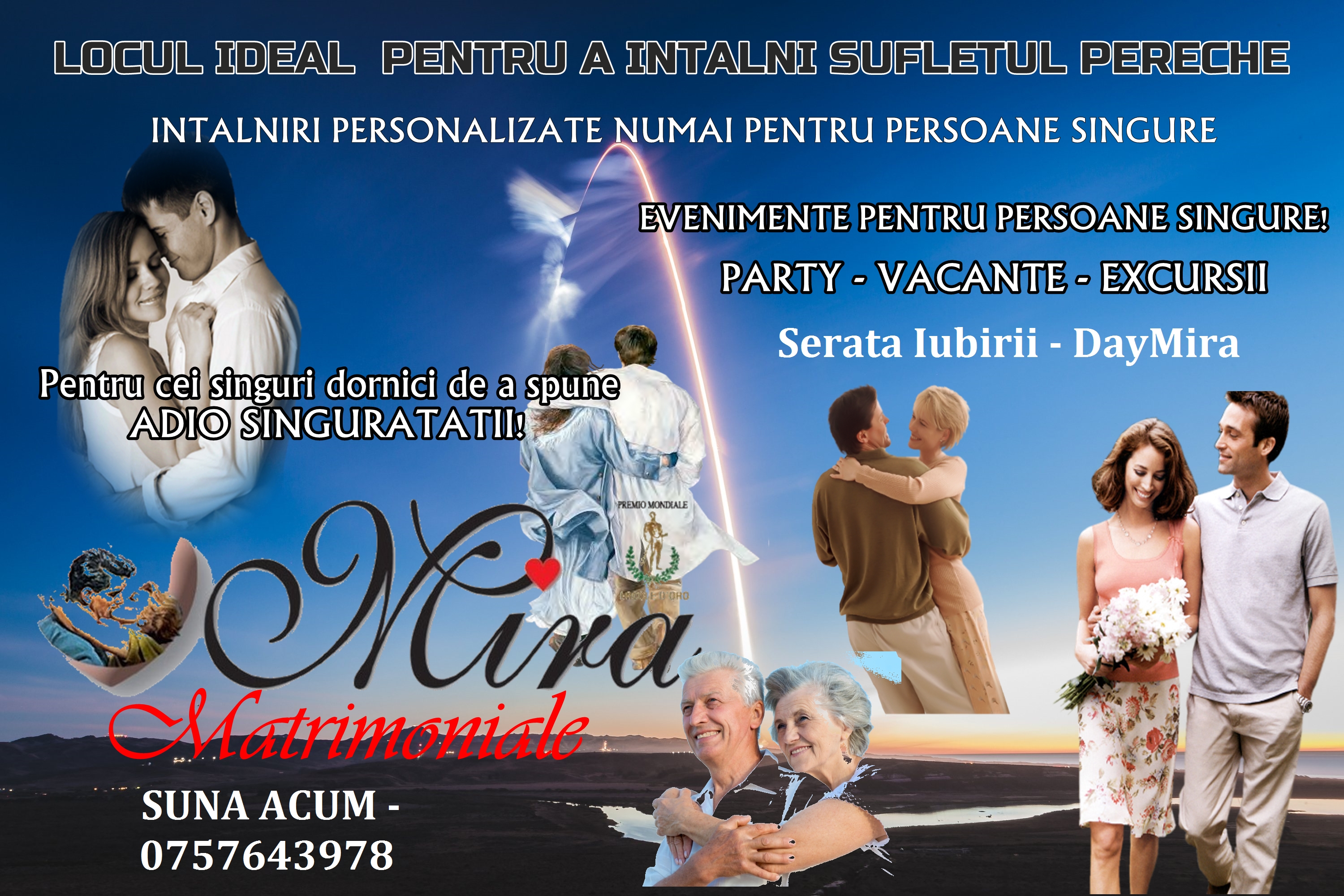 Matrimoniale Mira – numai pentru persoane dornice de o relatie stabila