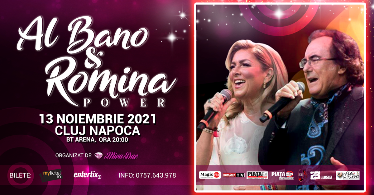 Concert Albano & Romina Power- 13 Noiembrie 2021