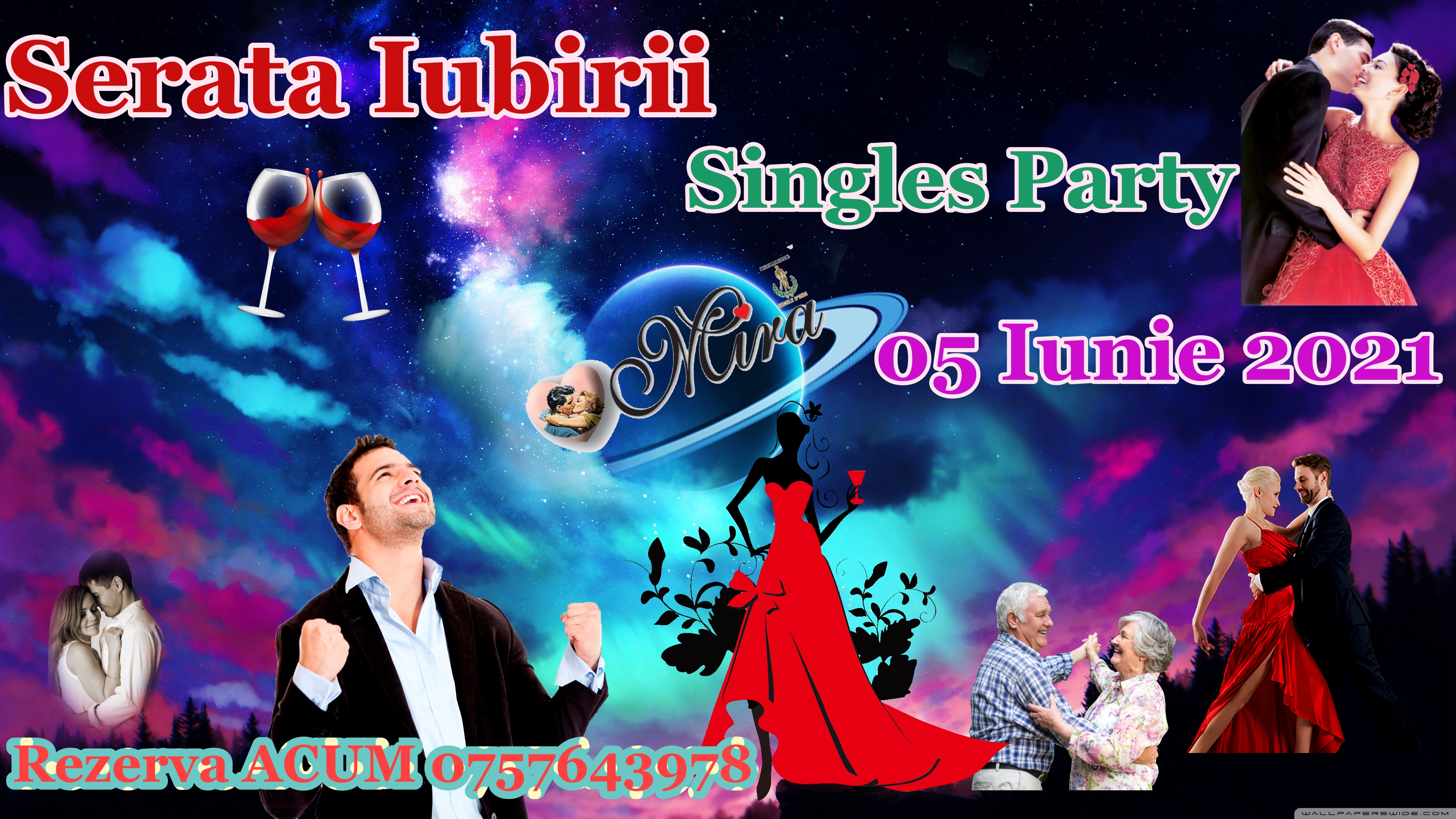 Petrecerea oamenilor singuri – Serata Iubirii –05 Iunie 2021
