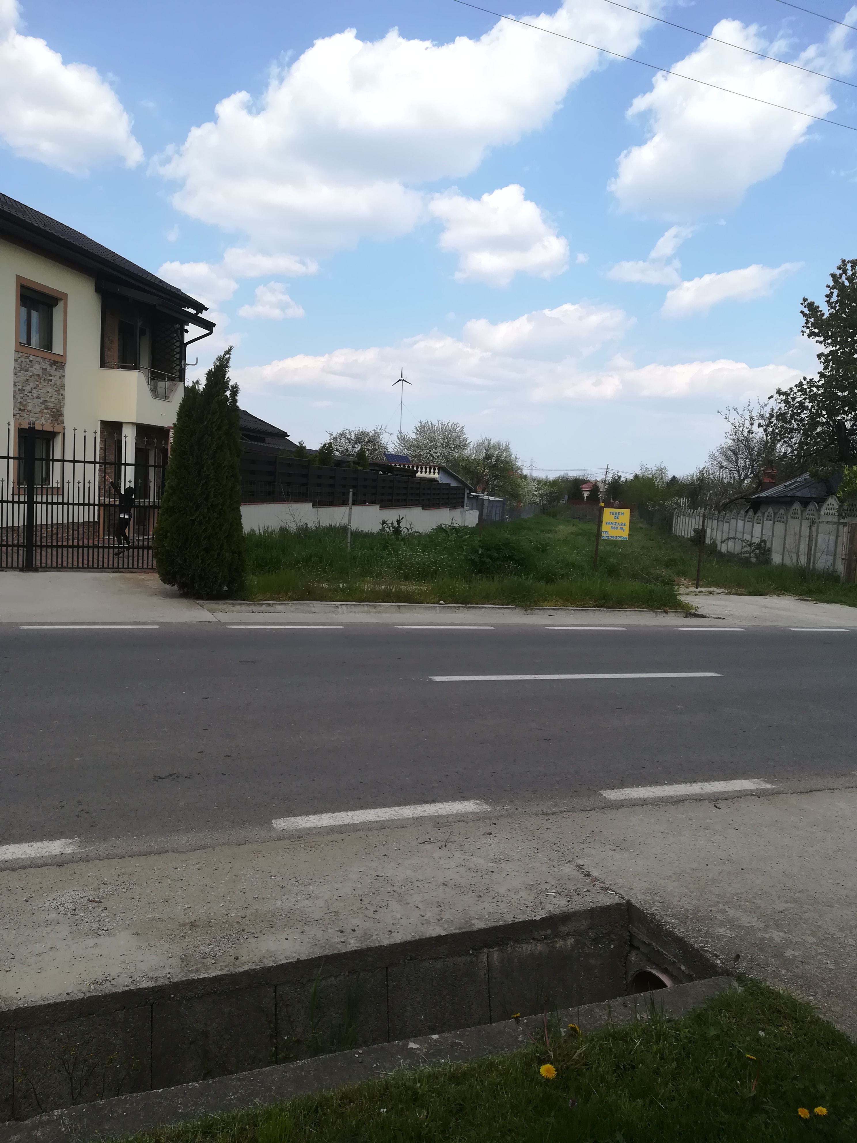 Teren intravilan,  1661 mp, 32 €, toate utilitățile  la limita de  proprietate, doua deschideri, cadastru, intabulare, Bolintin Deal,  Giurgiu