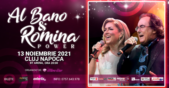 Concert Albano & Romina Power- 13 Noiembrie 2021
