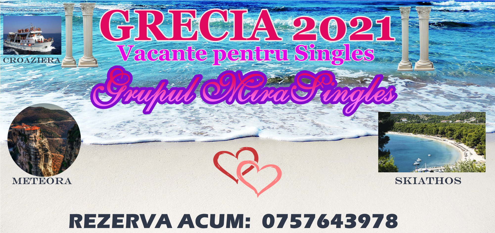 ACUM Ultimele locuri! – Vacanta in Grecia – Paralia Katerini 03-12 Septembrie 2021