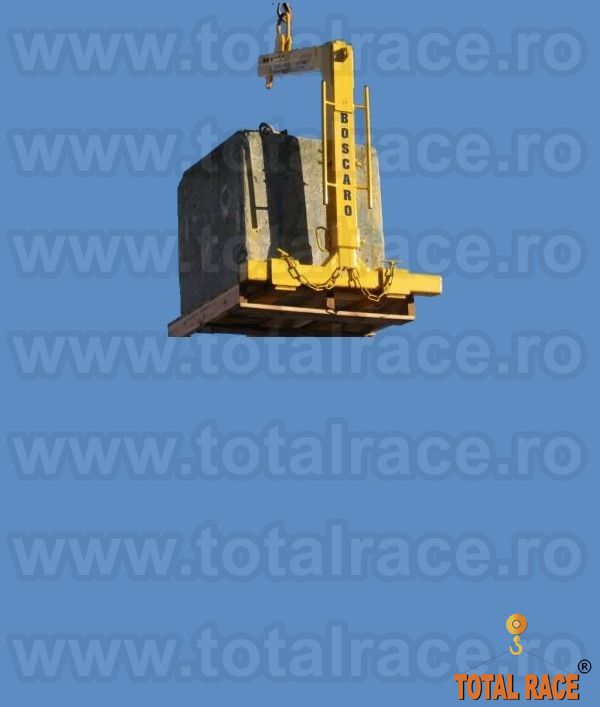 Dispozitive ridicare cu furci pentru macara cu lame de 1000 mm