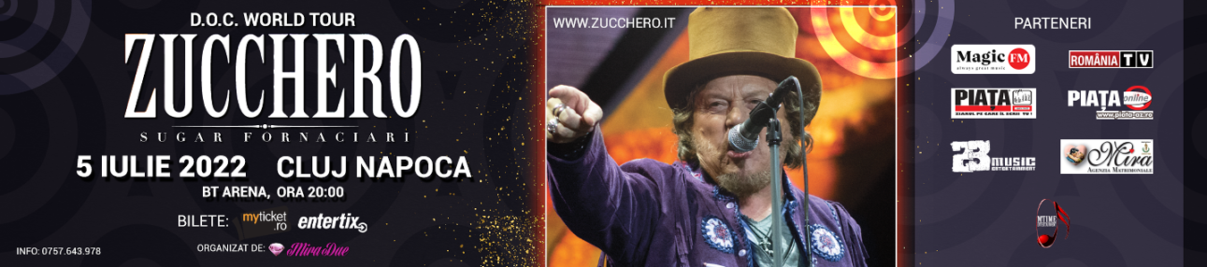 Concert Zucchero – Cluj Napoca – 05 Iulie 2022