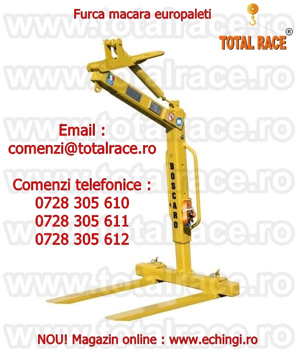 Furci macara pentru europaleti