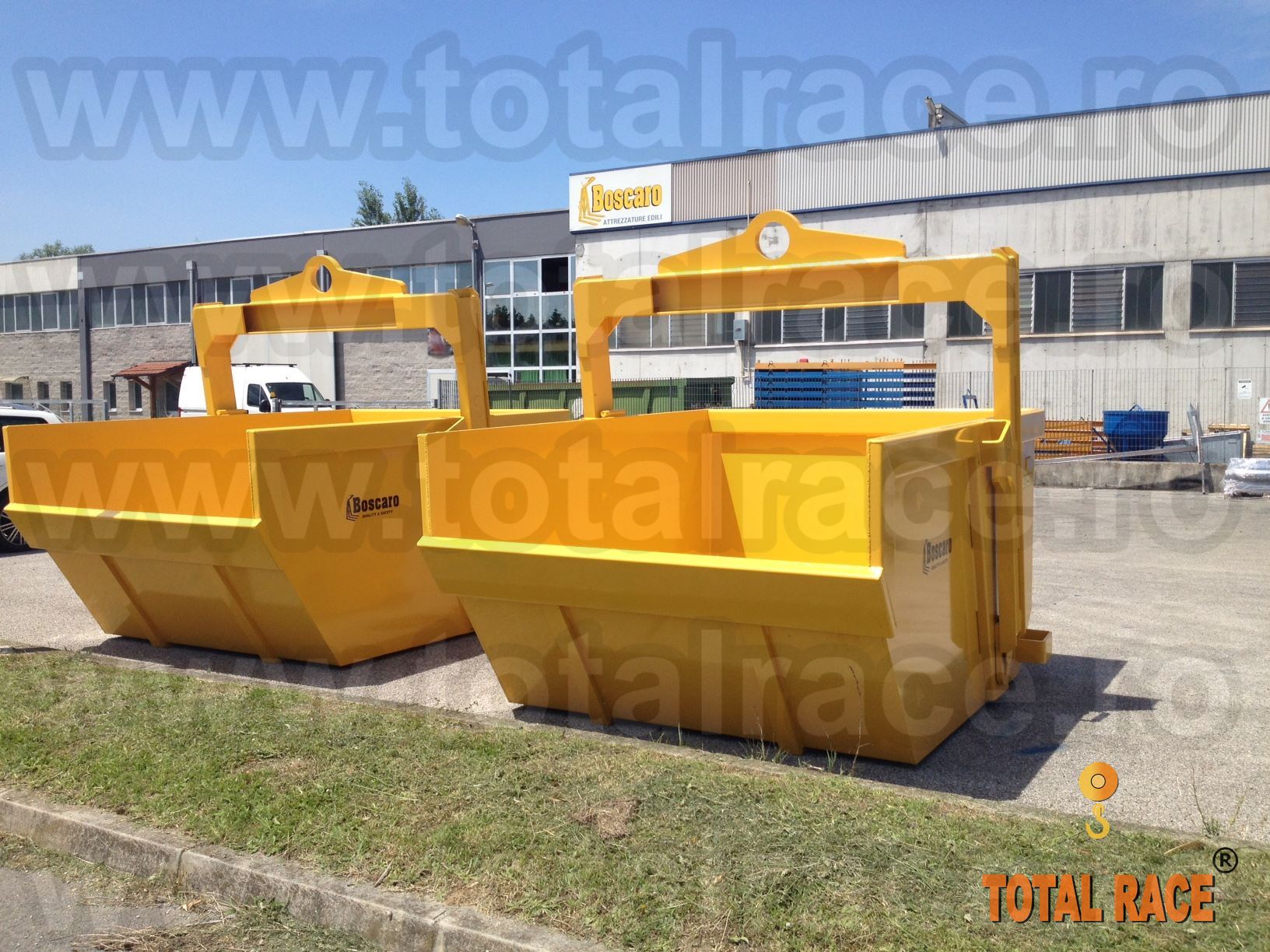 Cupa basculabila Bene metalice deseuri Bena pentru macara cu autodescarcare