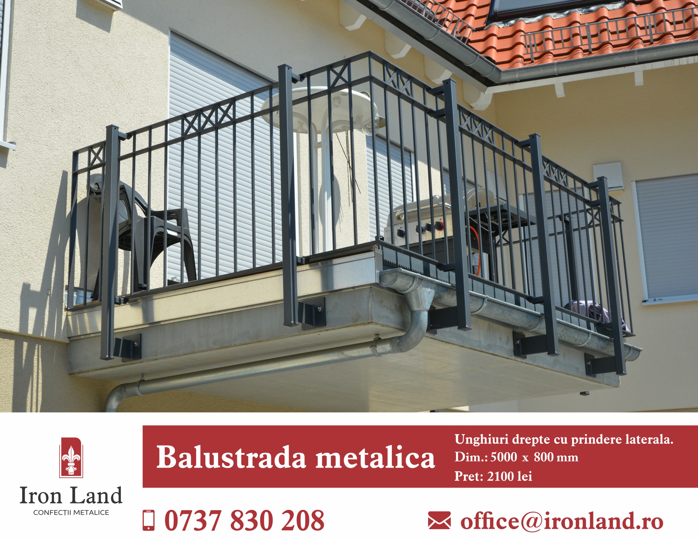 confectii metalice (garduri, balustrade , scari )