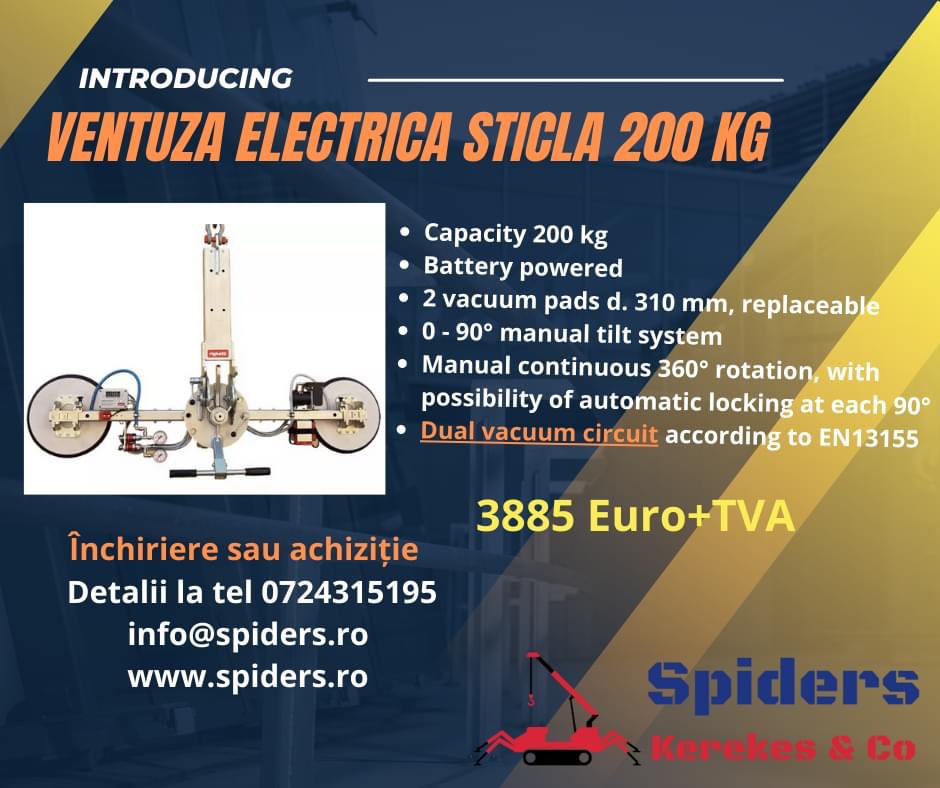 Vânzare ventuza sticla