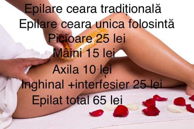 Epilari profesionale cu ceara