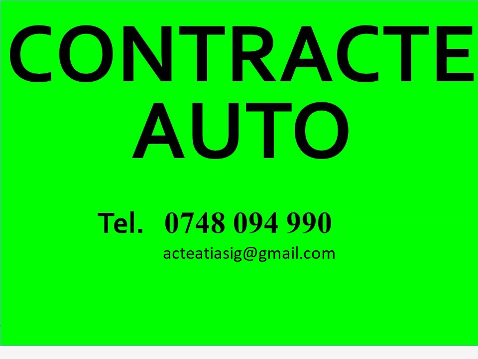 Acte auto – Traduceri – Asigurari