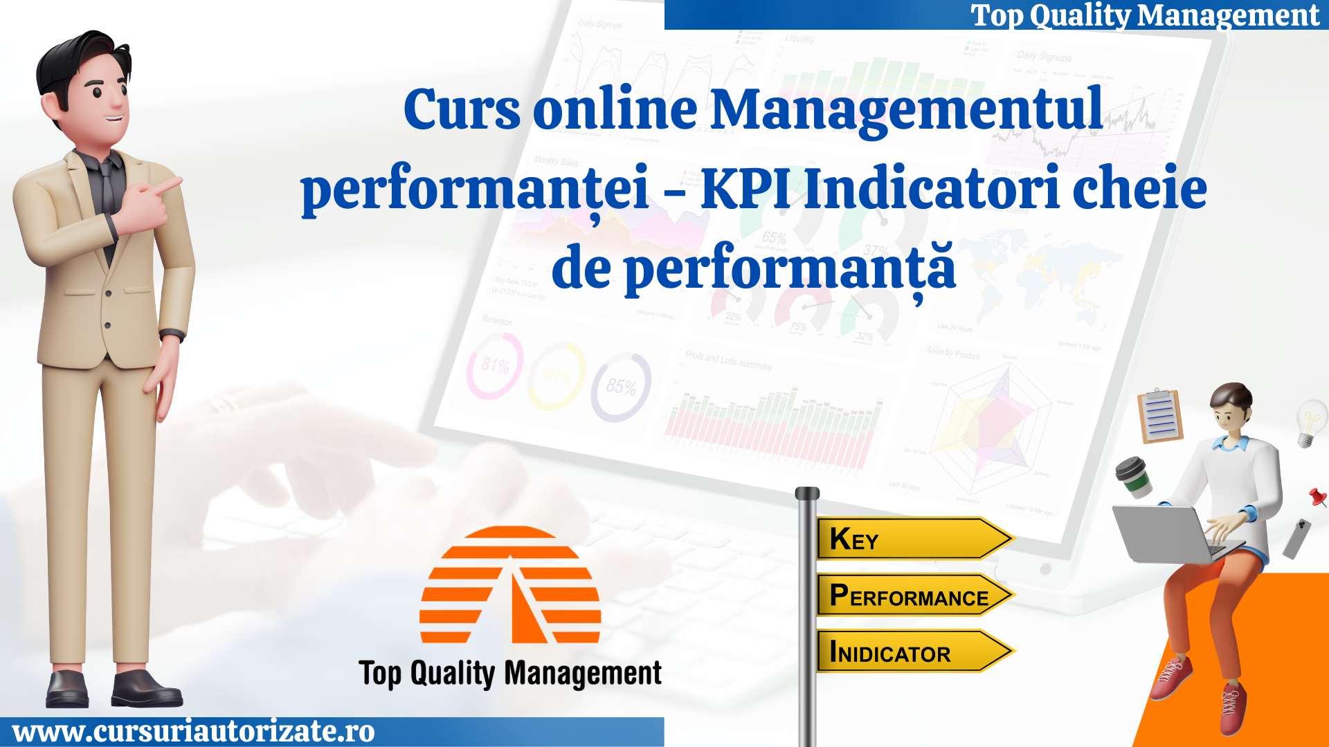 Curs online Managementul performantei – KPI Indicatori cheie de performanta