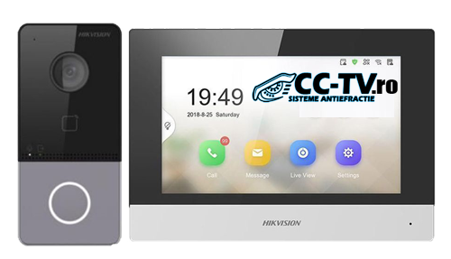 KIT videointerfon TCP/IP pentru 1 familie