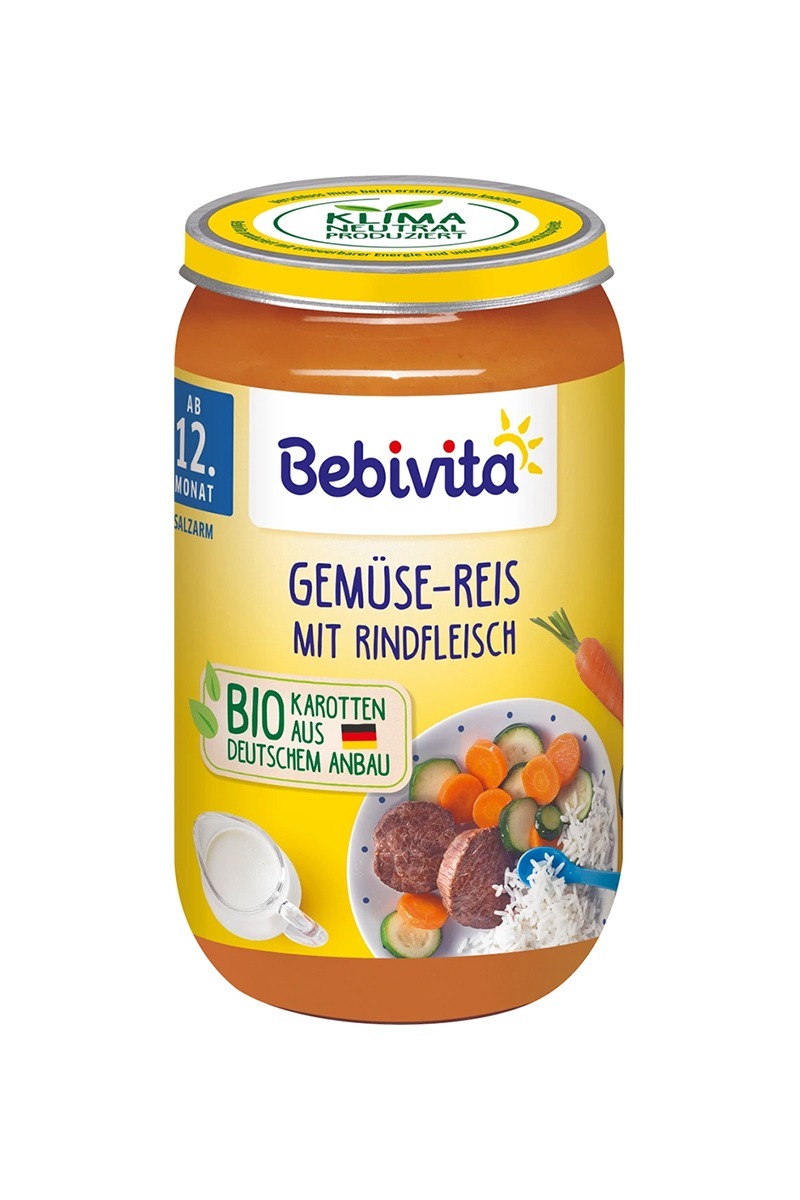 Import Germania Mancare BIO Bebivita Vita, Orez si Legume Total Blue 0728.305.612