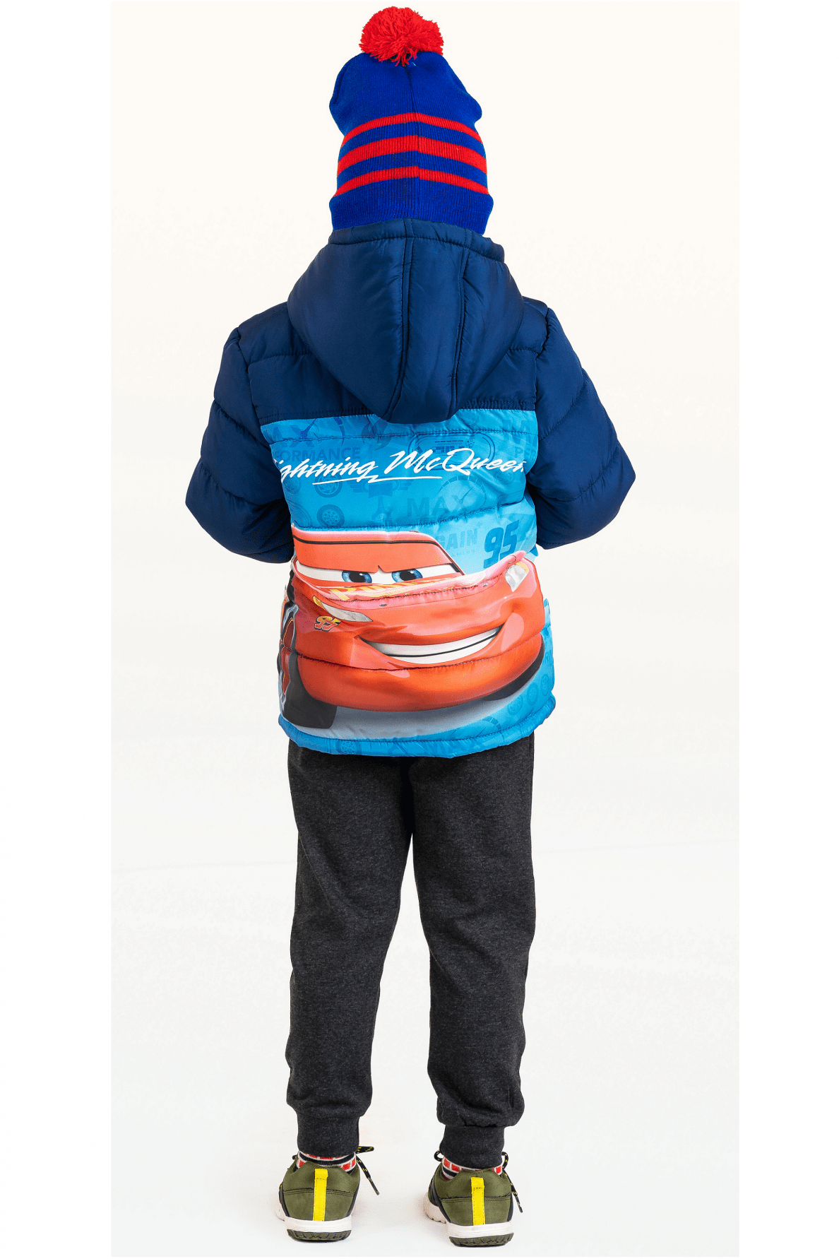Geaca bleumarin baieti Lighting McQueen Cars Race Kids