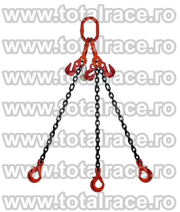 Dispozitiv de lanturi cu 3 brate cu carlige cu autoblocare