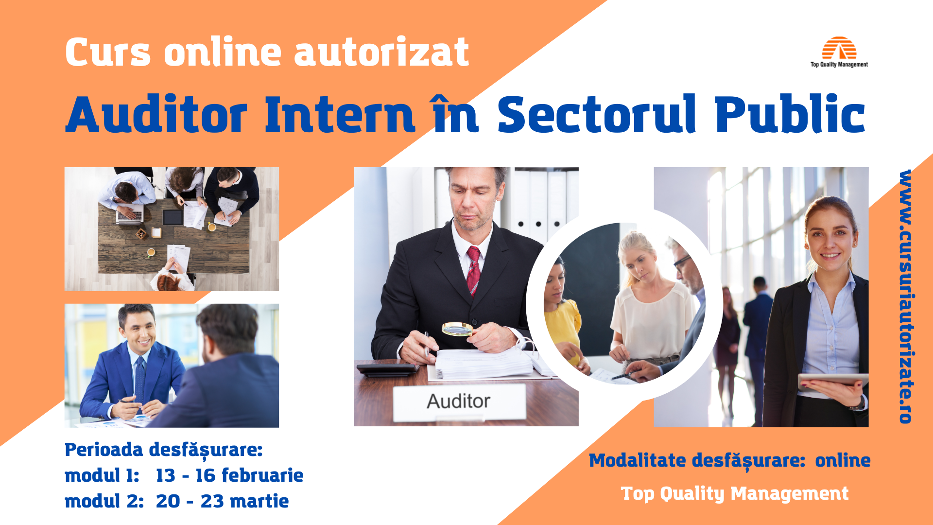 Curs online autorizat Auditor Intern în Sectorul Public Curs online autorizat Auditor Intern în Sectorul Public