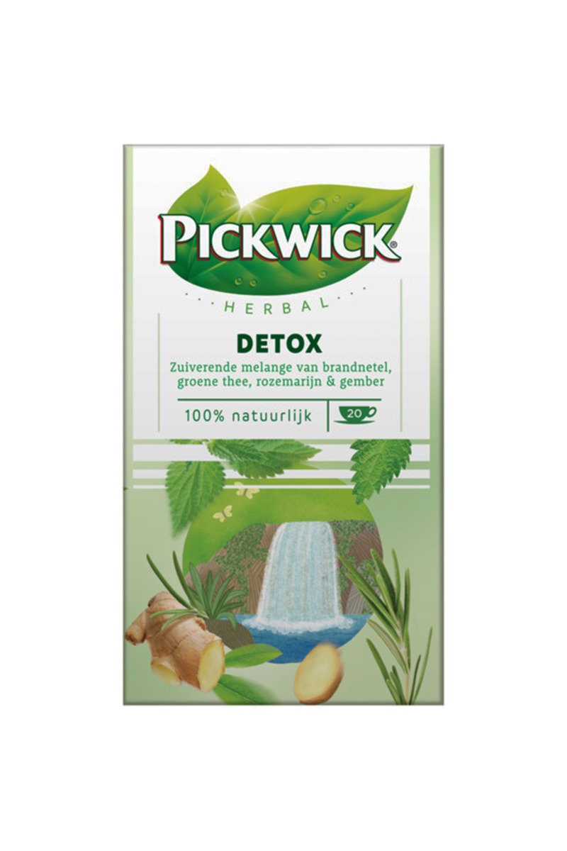 Pickwick Ceai detox 36 g, 20 pliculete Total Blue