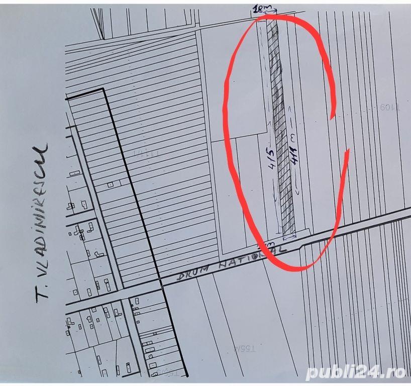 Vând teren extravilan în Tudor Vladimirescu jud Brăila