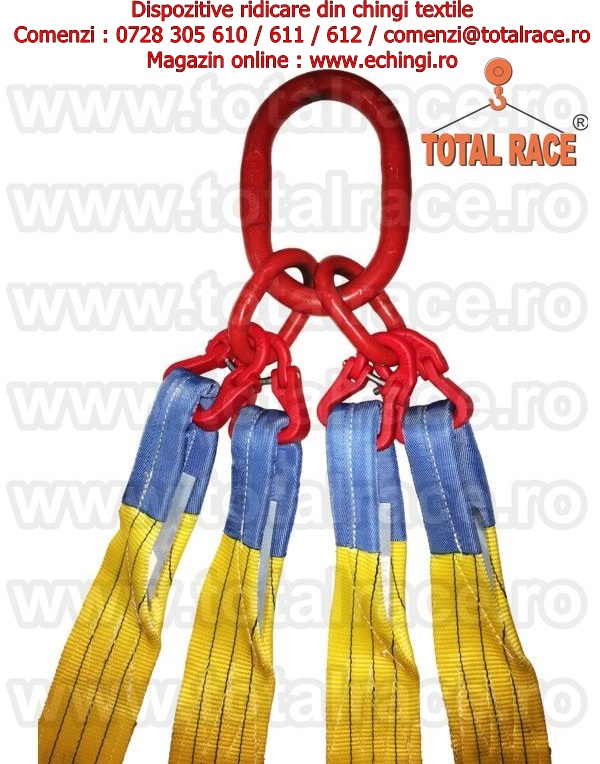 Dispozitive ridicare chingi 1 brat cu carlige cu ochi si siguranta