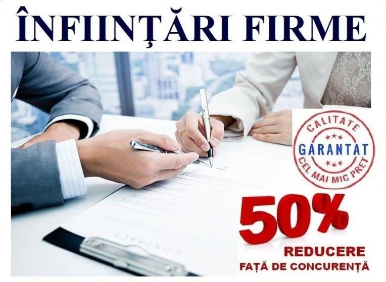 Infiintari firme societati comerciale