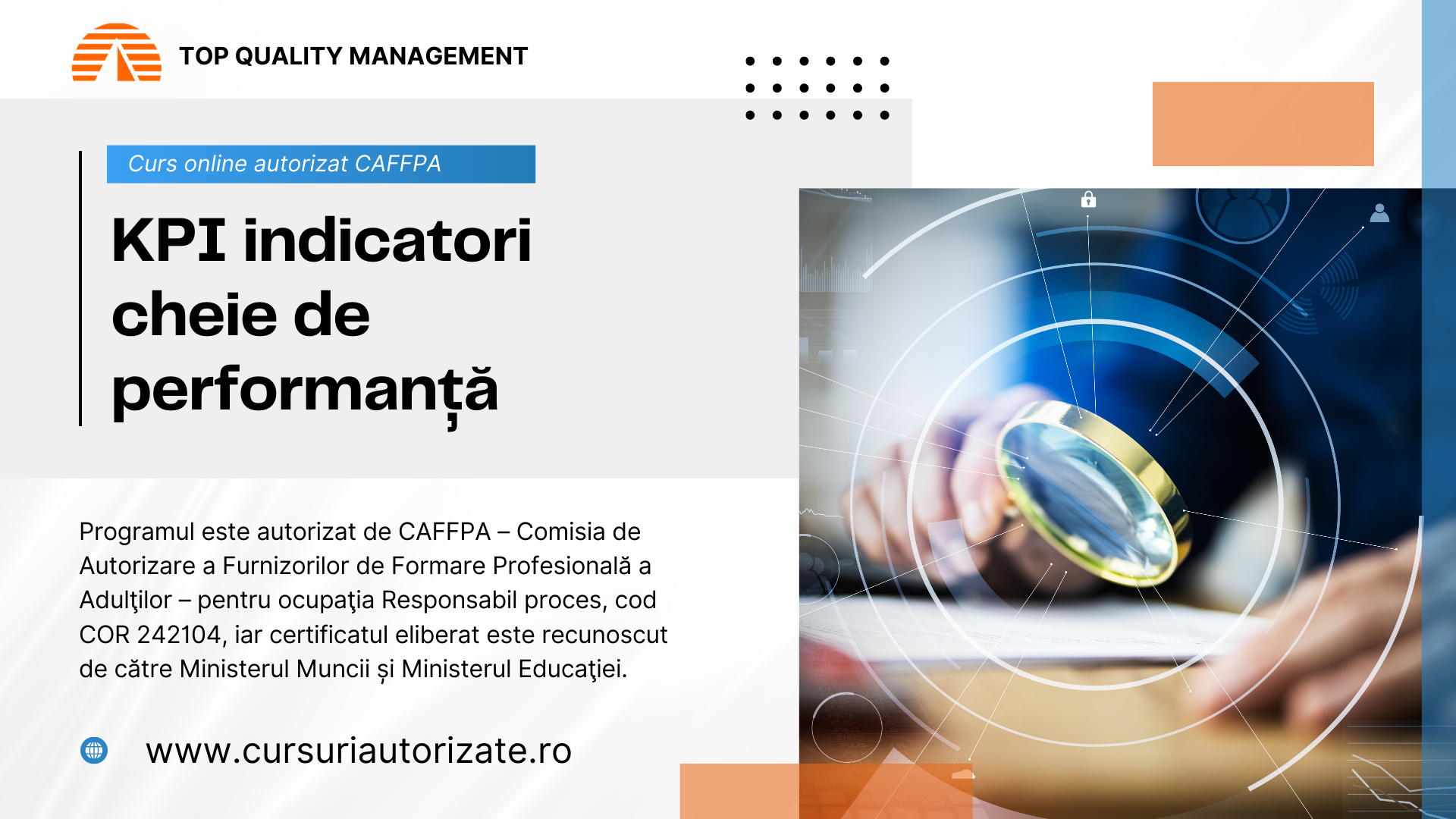 Descoperă Cursul de Excelență în Managementul Performanței cu accent pe KPI Indicatori de Performanță! Descoperă Cursul de Excelență în Managementul Performanței cu accent pe KPI Indicatori de Performanță!