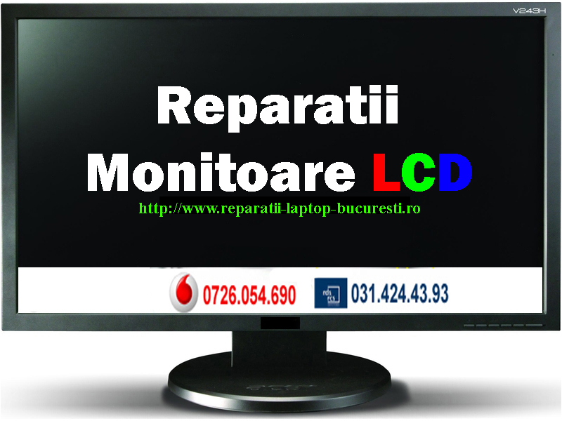 REPARATII MONITOARE LED SERVICE PC BUCURESTI INSTALARE WINDOWS DEVIRUSARE CURATARE DE PRAF